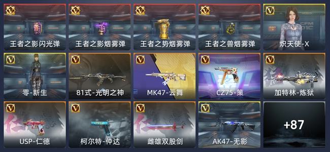 穿越火线：枪战王者V2 158英雄武器 新锐