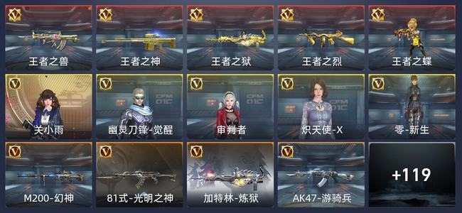 穿越火线：枪战王者V5 174英雄武器 新锐