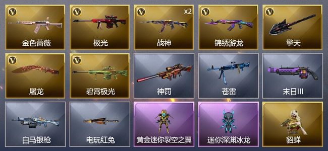 穿越火线（CF）8V武器 1皮肤 可排位 新锐