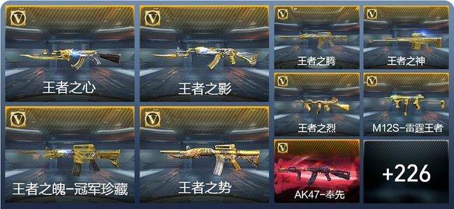 穿越火线：枪战王者V7 24王者武器 253英雄武器 4英雄角色 359万化 传奇