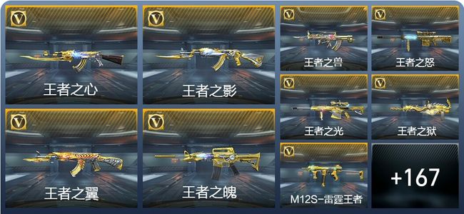 穿越火线：枪战王者31王者武器 176英雄武器 5英雄角色 143万化 枪皇SS