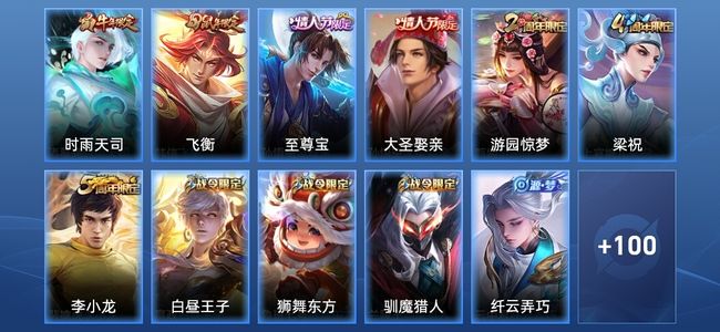 王者荣耀1传说 26史诗 111皮肤 至尊星耀V