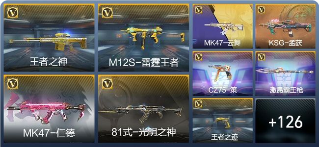 穿越火线：枪战王者V3 5王者武器 161英雄武器 3英雄角色 257万化 枪圣