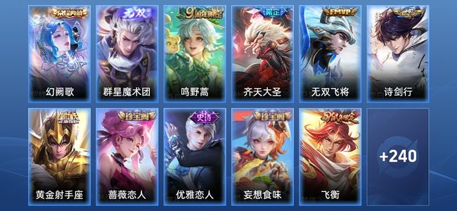 王者荣耀【苹果版】V7 1典藏 1无双 5传说 56史诗 251皮肤 至尊星耀IV