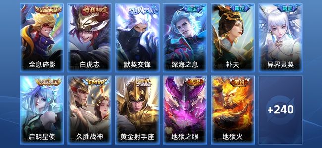 王者荣耀【苹果版】V8 1典藏 10传说 71史诗 251皮肤 无双王者