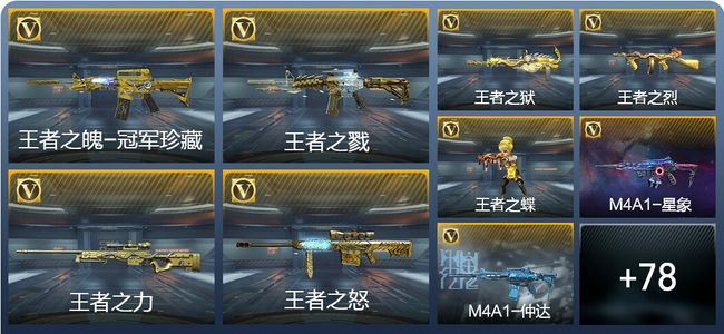 穿越火线：枪战王者V8 13王者武器 241英雄武器 大师