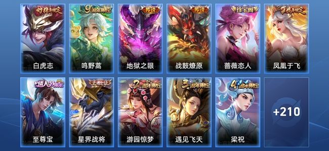王者荣耀【苹果版】V6 4传说 54史诗 221皮肤 至尊星耀II