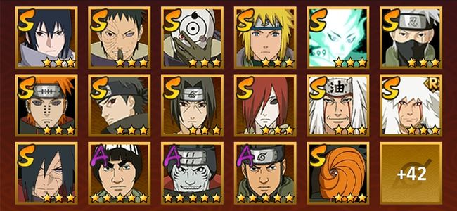 火影忍者V10 19S忍 40A忍 173忍 2353S碎片 19通灵 800W战力 前500名 中忍