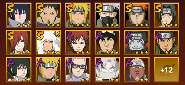 火影忍者V5 8S忍 21A忍 118忍 956S碎片 14通灵 500W战力 中忍