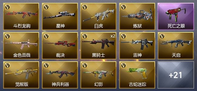 穿越火线（CF）25V武器 2V角色 8皮肤 可排位