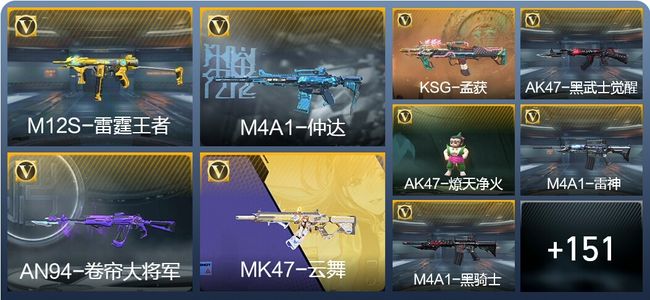 穿越火线：枪战王者4王者武器 160英雄武器 5英雄角色 199万化 专家S