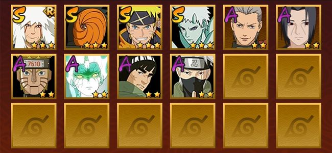 火影忍者V6 4S忍 6A忍 46忍 512S碎片 9通灵 100W战力 上忍