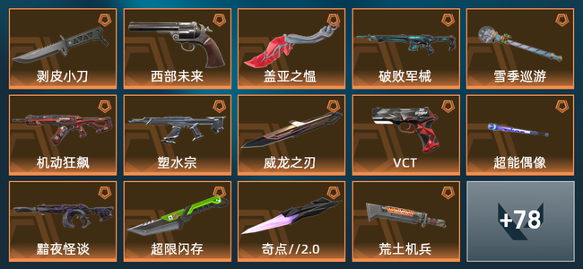 无畏契约21橙皮 10紫皮 92皮肤 45680皮肤总价值 1095已用源晶 黄金