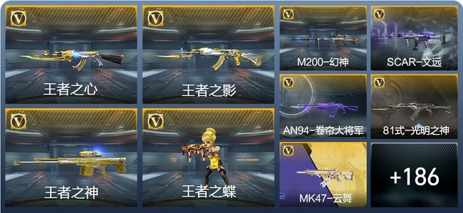 穿越火线：枪战王者V5 5王者武器 202英雄武器 5英雄角色 339万化 枪圣SSS