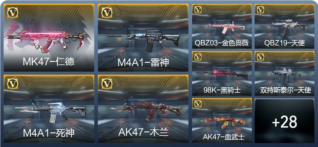 穿越火线：枪战王者V1 37英雄武器 47万化 专家S