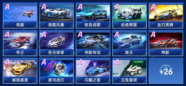 QQ飞车手游V2 21永久A车 40永久赛车 24宠物 男号 铂金