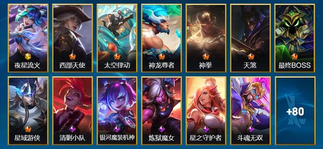 英雄联盟手游（lol手游）1神话 7传说 29史诗 94皮肤 119英雄 王者