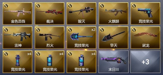 穿越火线（CF）23V武器 1V角色 8皮肤 可排位 新锐