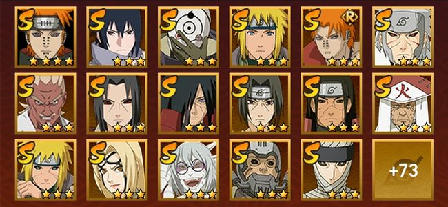 火影忍者V12 30S忍 60A忍 248忍 3554S碎片 20通灵 1000W战力 前500名 上忍