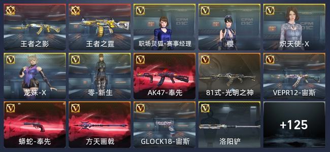 穿越火线：枪战王者V6 2王者 134英雄武器 5英雄角色 335万化 专家S