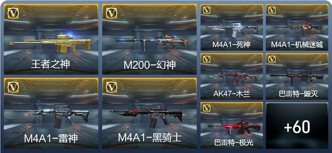 穿越火线：枪战王者1王者武器 69英雄武器 2英雄角色 89万化 专家