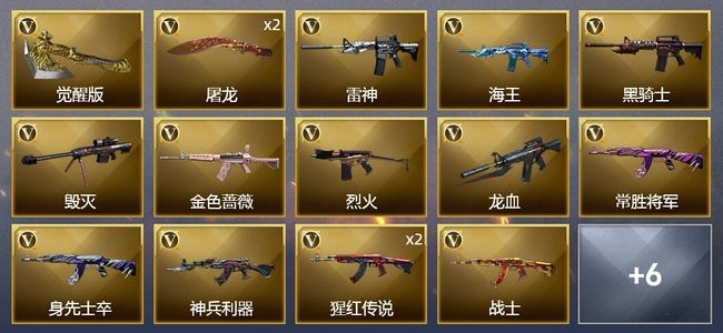 穿越火线（CF）19V武器 5皮肤 可排位 新锐