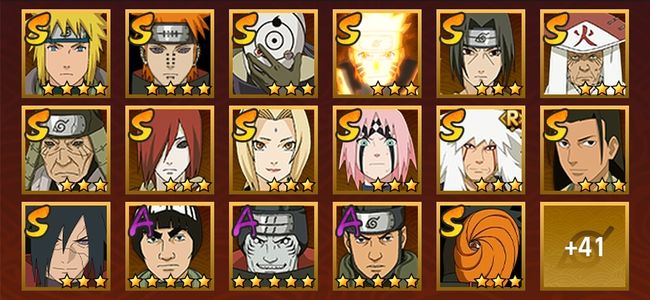 火影忍者V10 17S忍 41A忍 177忍 2507S碎片 18通灵 1000W战力 前500名 暗部