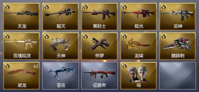 穿越火线（CF）12V武器 1V角色 2皮肤 可排位 新锐