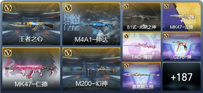 穿越火线：枪战王者V5 3王者武器 205英雄武器 5英雄角色 283万化 专家S