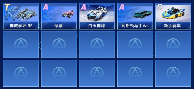 QQ飞车手游V6 1永久T车 3永久A车 5永久赛车 9宠物 女号 黄金