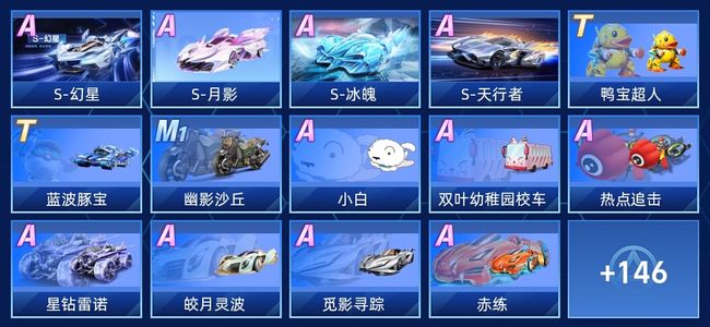 QQ飞车手游V6 2永久T车 94永久A车 160永久赛车 85宠物 男号 星耀