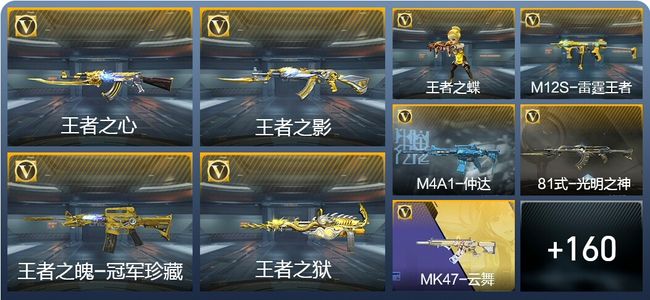 穿越火线：枪战王者V9 10王者武器 182英雄武器 5英雄角色 309万化 专家