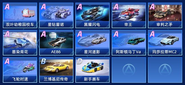 QQ飞车手游11永久A车 13永久赛车 11宠物 男号 铂金
