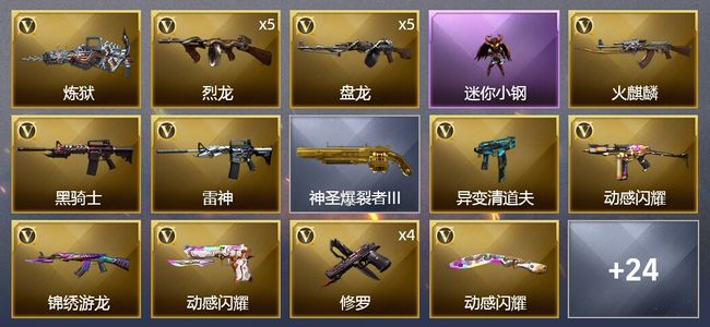 穿越火线（CF）36V武器 1V角色 8皮肤 可排位 新锐