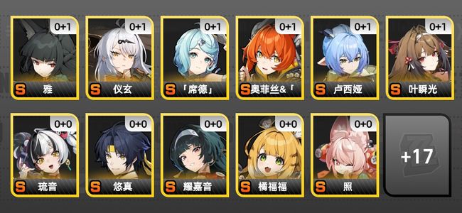 绝区零30黄 22角色黄 16S角色 8S音擎 8S邦布 女主 58