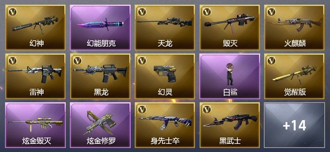 穿越火线（CF）2炫金武器 21V武器 2V角色 12皮肤 不可排位 传奇