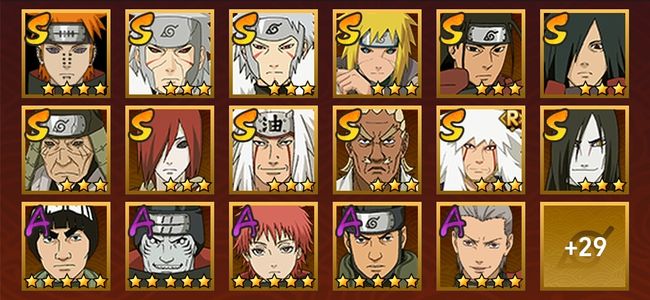 火影忍者V9 14S忍 32A忍 154忍 1955S碎片 17通灵 800W战力 暗部