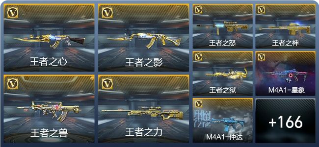 穿越火线：枪战王者V7 17王者武器 194英雄武器 8英雄角色 376万化 大师SS