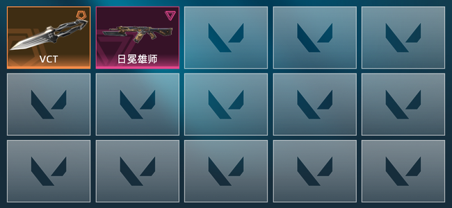 无畏契约1橙皮 1紫皮 2皮肤 5070皮肤总价值 100已用源晶