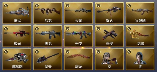 穿越火线（CF）14V武器 3V角色 可排位