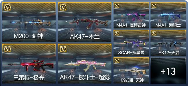 穿越火线：枪战王者22英雄武器 22万化 新锐