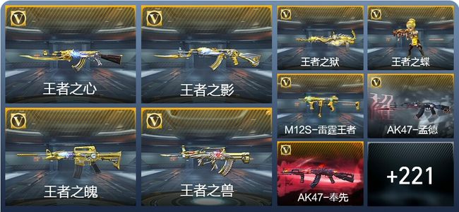 穿越火线：枪战王者17王者武器 230英雄武器 9英雄角色 375万化 枪圣S