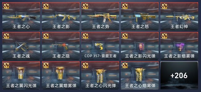 穿越火线：枪战王者V8 25王者 230英雄武器 5英雄角色 455万化 专家S