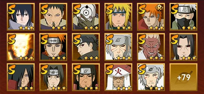 火影忍者V11 37S忍 60A忍 254忍 4345S碎片 24通灵 1000W战力 前500名 暗部