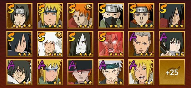 火影忍者V11 11S忍 31A忍 142忍 1705S碎片 15通灵 500W战力 下忍