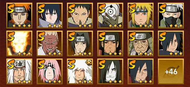 火影忍者V8 21S忍 42A忍 196忍 2582S碎片 21通灵 1000W战力 前500名 上忍