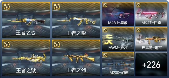 穿越火线：枪战王者11王者武器 235英雄武器 8英雄角色 435万化 专家S