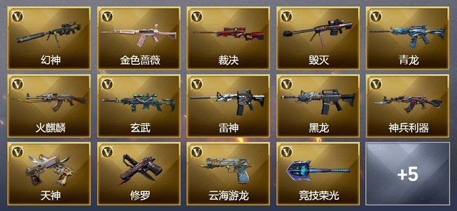 穿越火线（CF）29V武器 4V角色 9皮肤 可排位