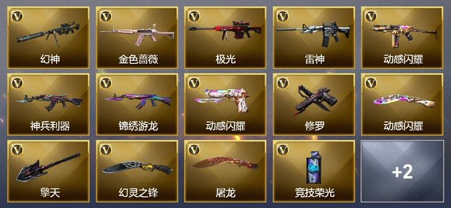 穿越火线（CF）12王者武器 29V武器 3V角色 4皮肤 可排位