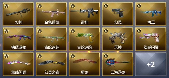 穿越火线（CF）6王者武器 23V武器 5V角色 4皮肤 可排位